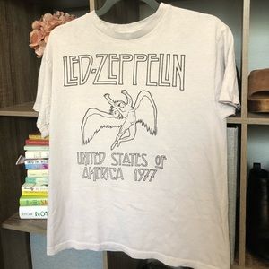Distressed Led Zeppelin shirt from brandy Melville